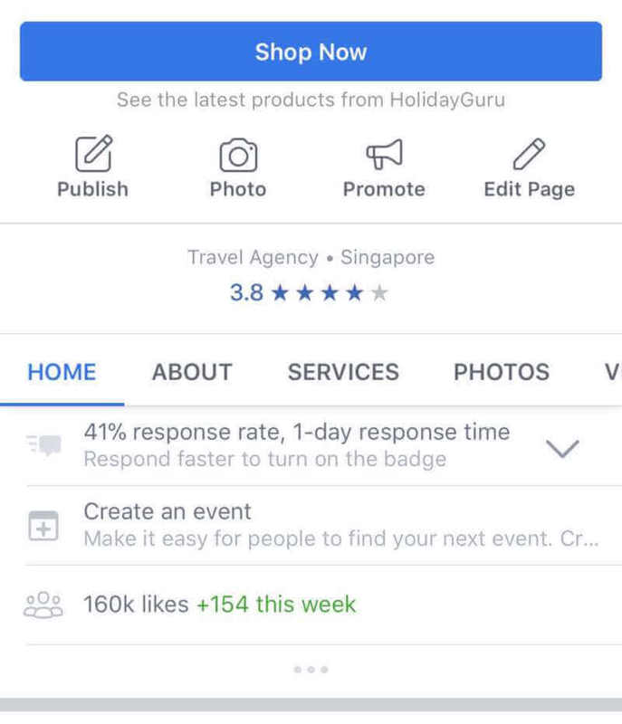 160K Fb Fans Page + 200K Customers Database (Singapore Travel Agency)