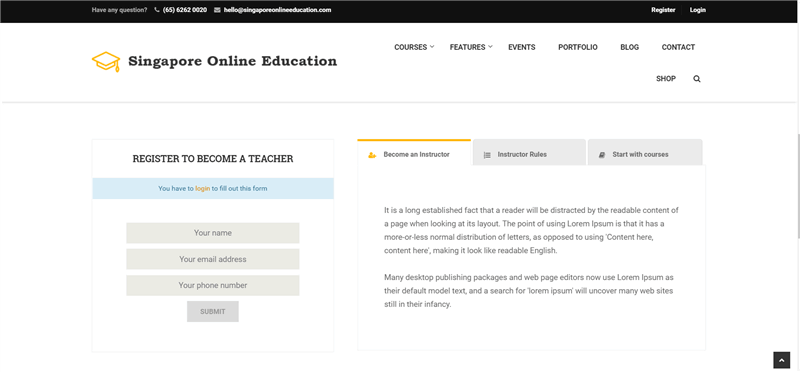 Selling A Online Education Website