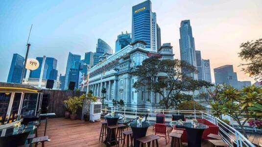 Rooftop Bar Restaurant 360 Marina Bay View