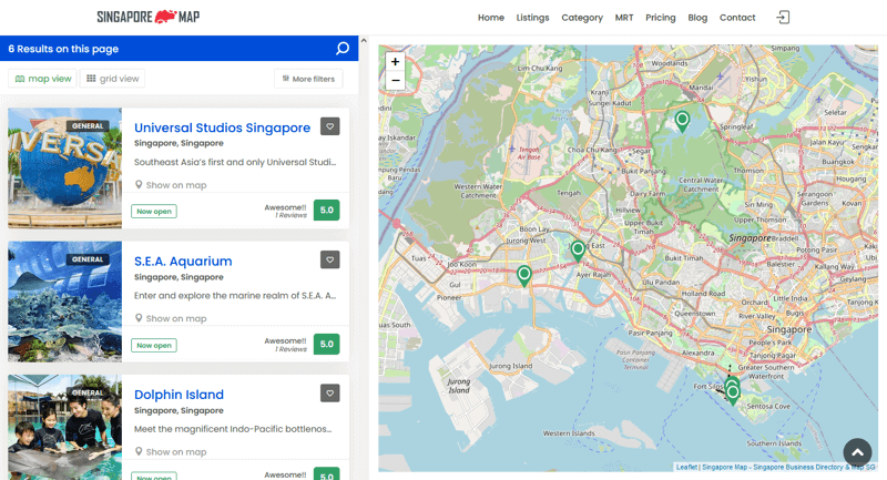 (Expired)Opportunity! Singapore-Map.Com For Sale! Online Directory Of Singapore With Huge Potential!