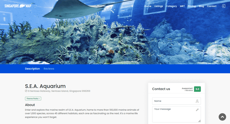 (Expired)Opportunity! Singapore-Map.Com For Sale! Online Directory Of Singapore With Huge Potential!