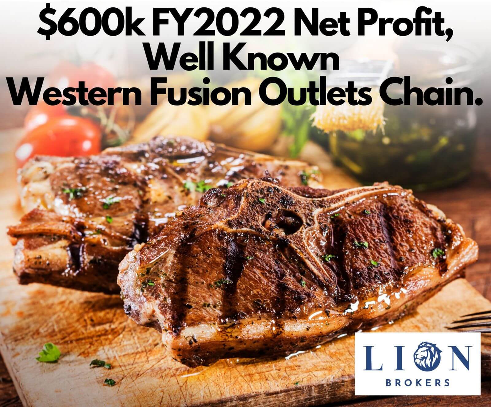 $600K Fy2022 Net Profit, Chain Of Well Known F&B.