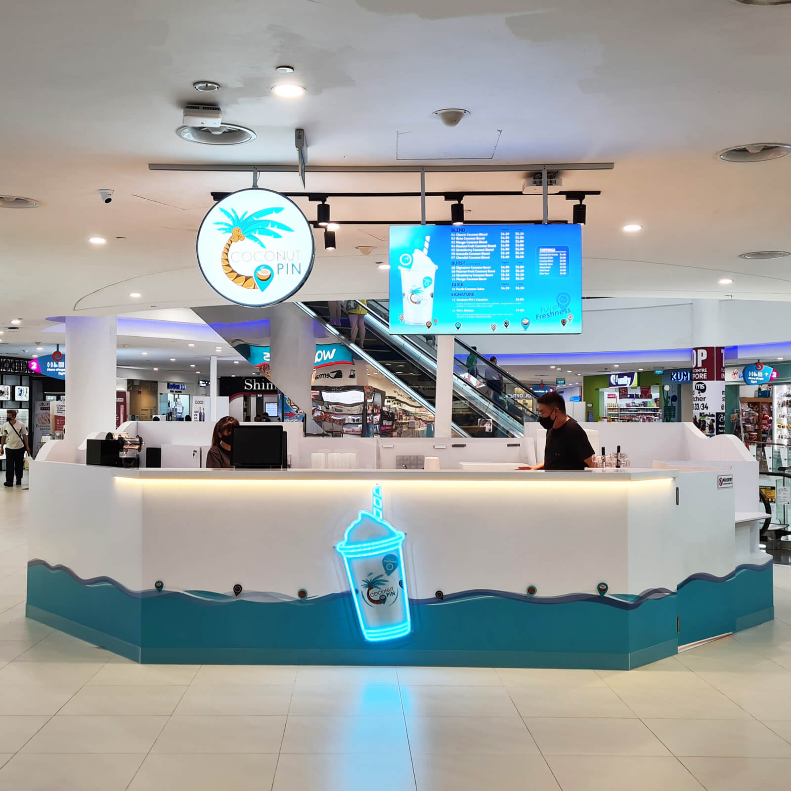 (Expired)Profitable Drinks And Dessert Kiosk Looking For Takeover At Rivervale Mall