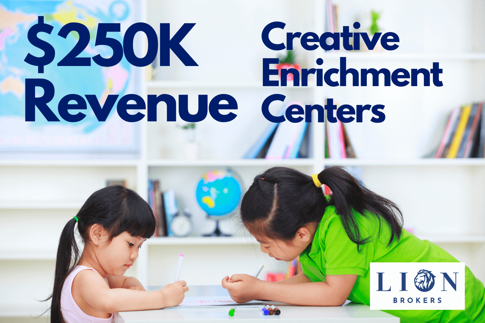 250K Revenue Profitable Award Winning Creative Enrichment Centers (4 Outlets) For Sale