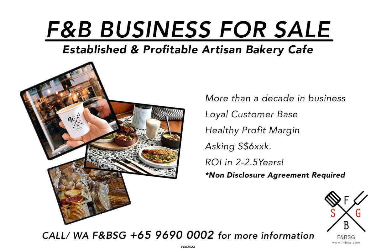 (Expired)Established & Profitable Bakery For Sale. ROI In 2 Years.