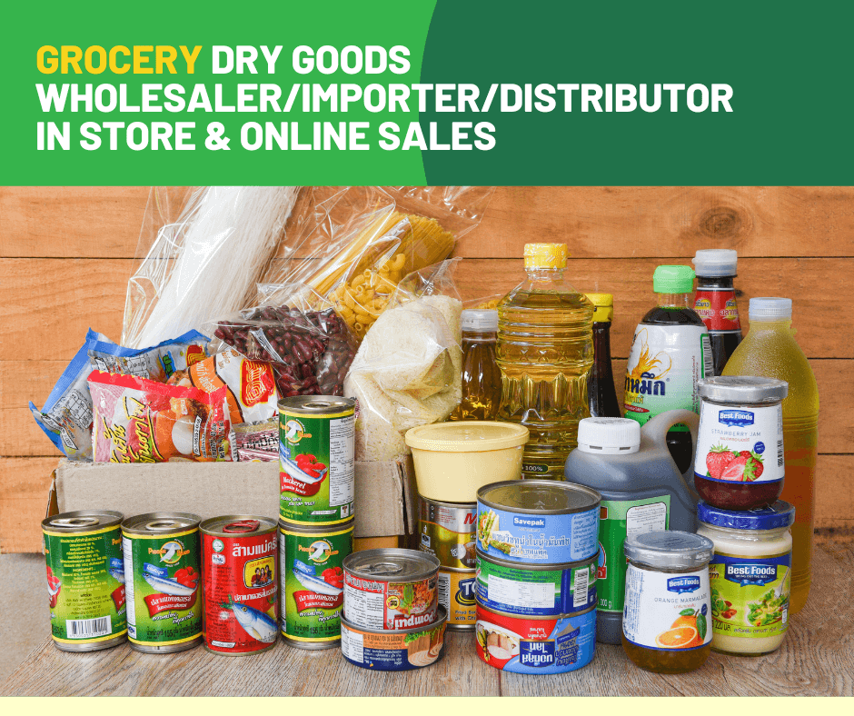 Established Dry Goods Wholesaler/Importer/Distributor + In store & Online Grocery 97498301