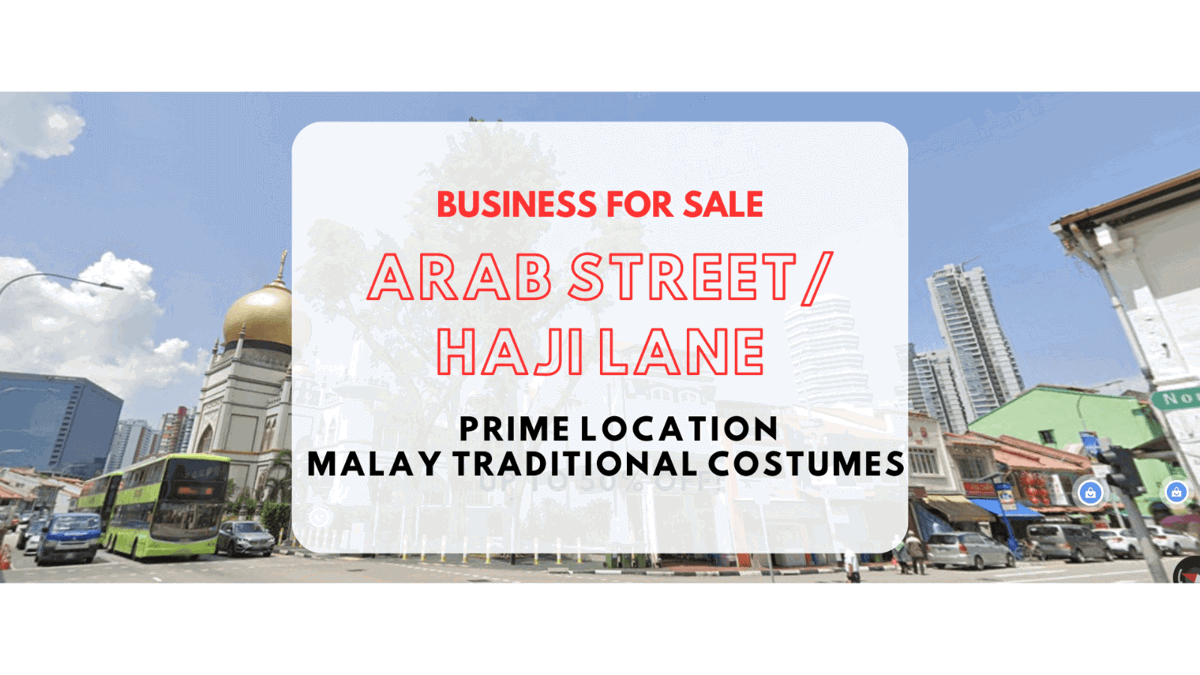 (Expired)✨Prime Location✨ Malay Traditional Store for sale At Haji Lane/Arab Street/Bugis MRT