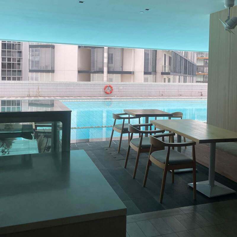 (Expired)Unique Poolside Low Quantum Tastefully-Renovated Halal Japanese Oysters Restaurant In River Valley