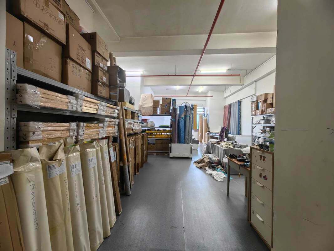 (Expired)10 Years Wallpaper And Curtain Company For Sell! 2 shopping mall retail shop and 1 warehouse