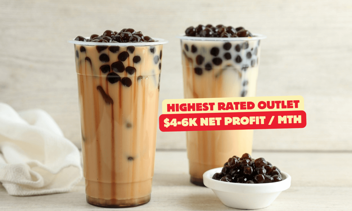 Highest Rated Profitable Bubble Tea Outlet Of Popular Brand