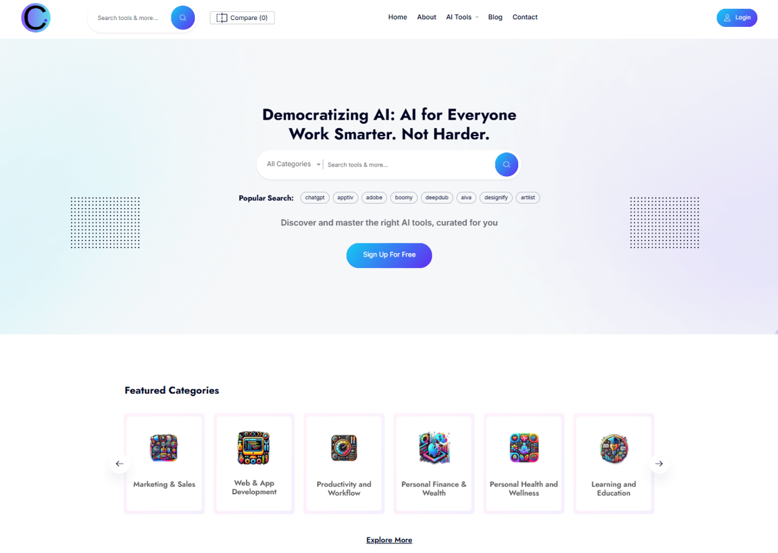 (Expired)A Ready-To-Launch AI Tools Platform With 500+ Curated Tools, User-Friendly CMS, Monetization Stream
