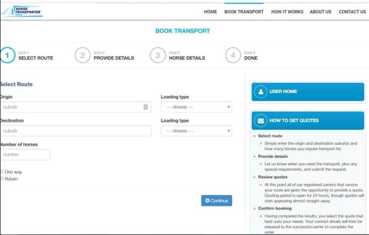 A web-based ecommerce booking platform - ready to be tailored to multiple industries.