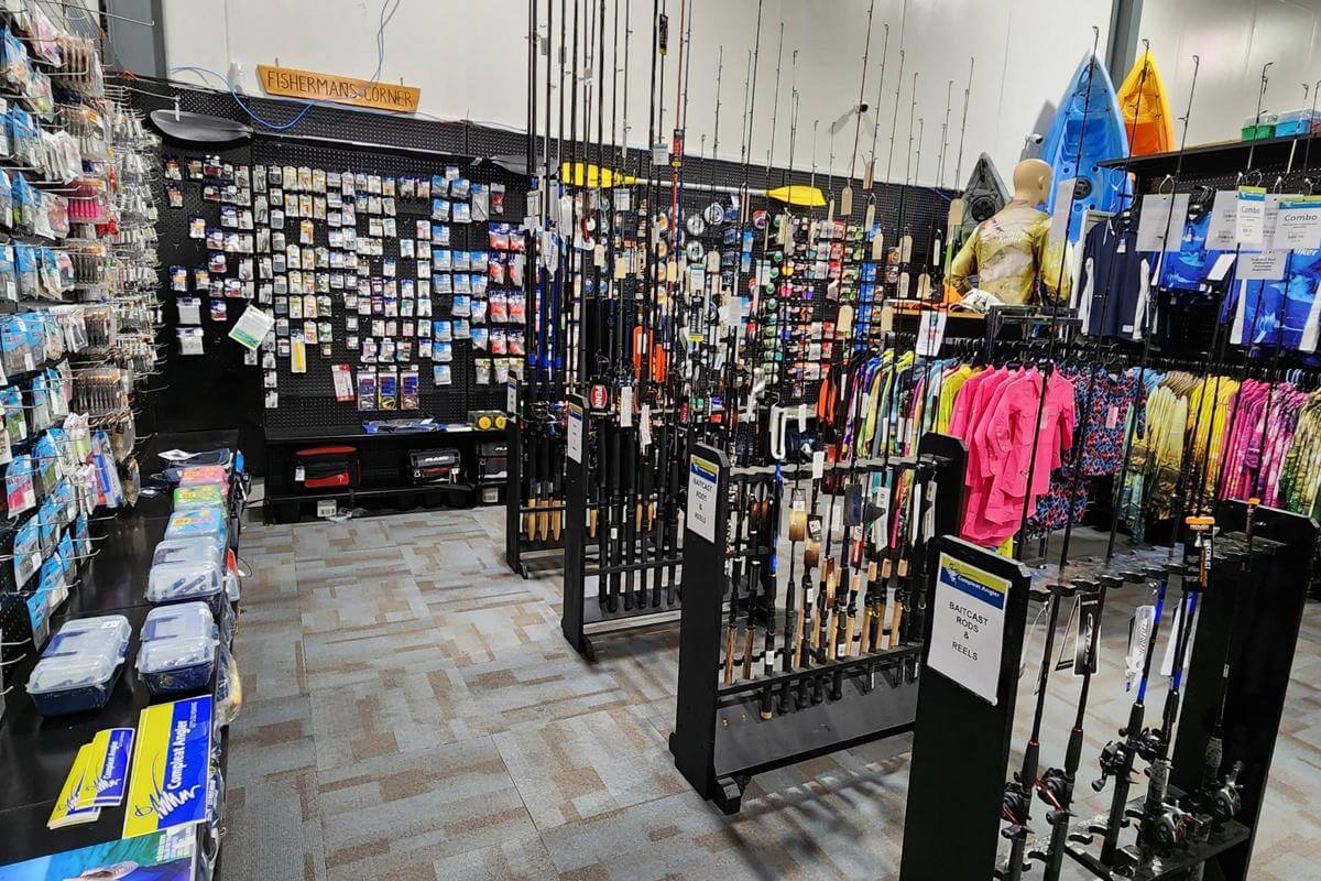 CAMPING & FISHING RETAIL STORE