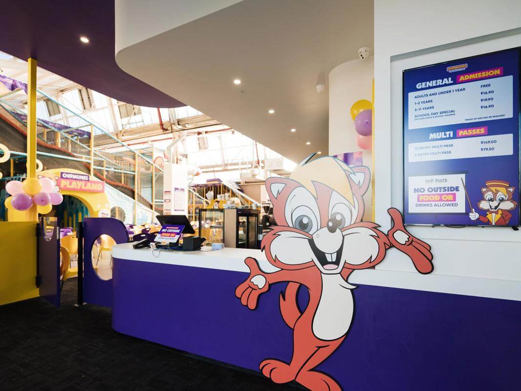 Chipmunks indoor playground franchise for sale - Canberra
