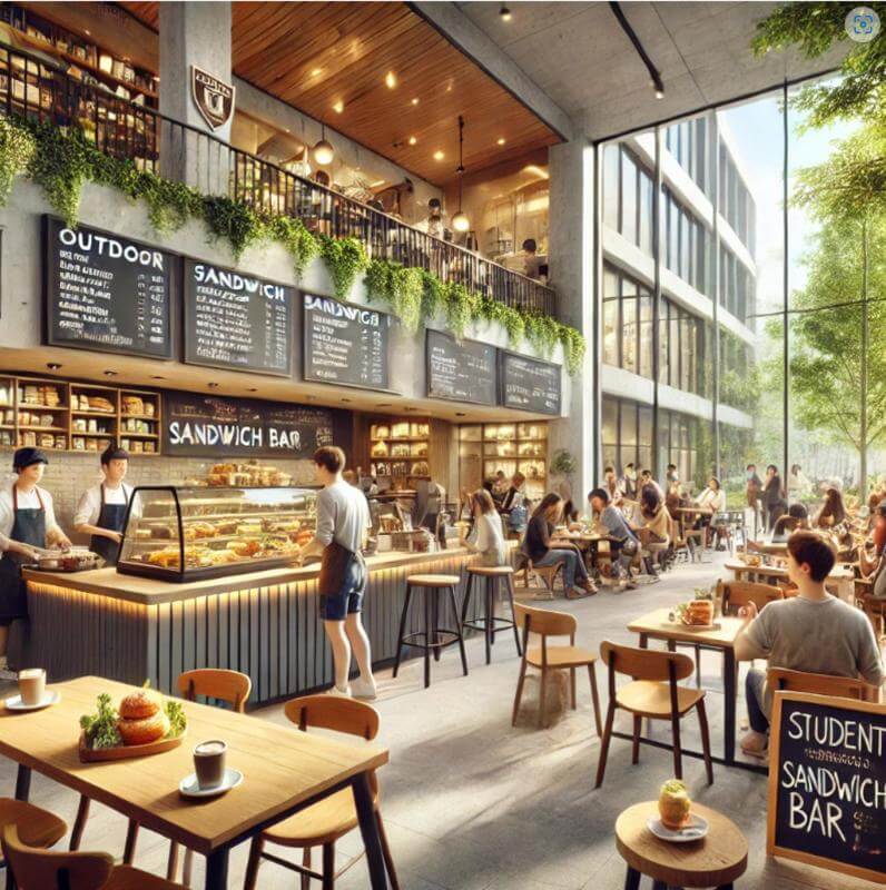 Brand new University Café & Sandwich Bar