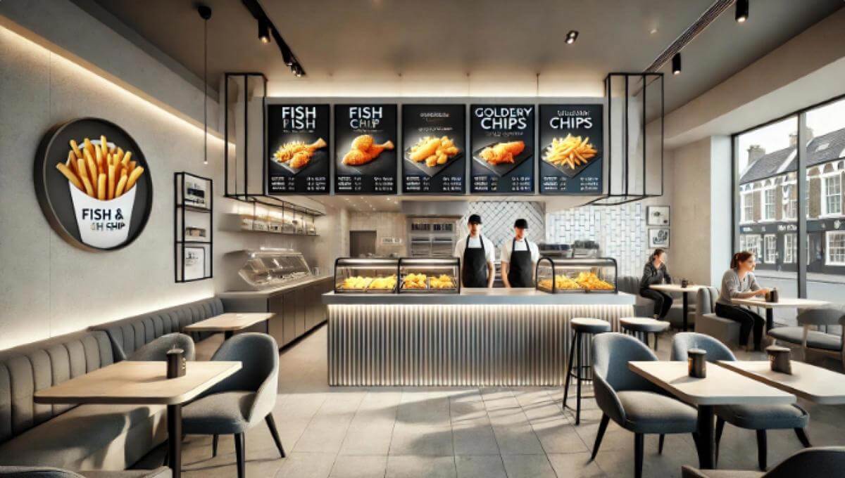 Thriving Fish and Chip Shop with Upstairs Apartment in Prime Location