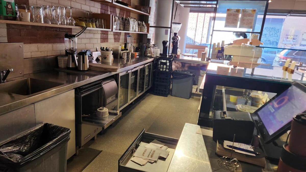 Licensed Cafe 5 days, 8am to 2pm $14000 takings PBA