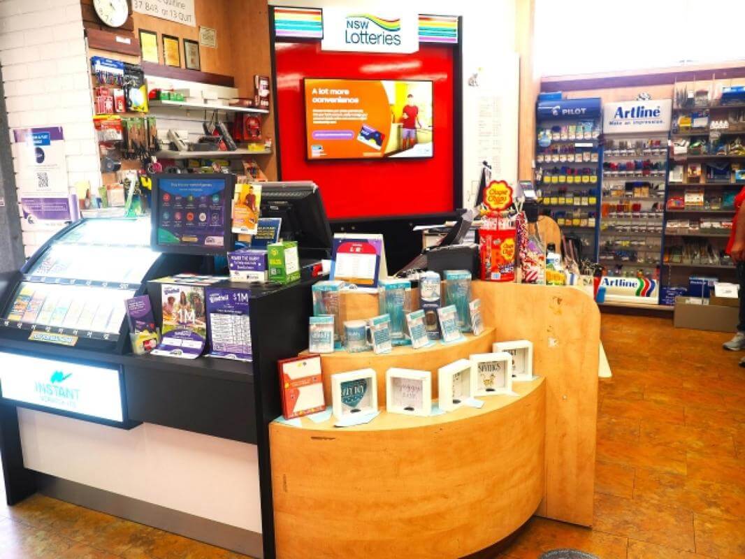 Dundas Village Newsagency with excellent the Lott performance. Priced at $90k + S.A.V.