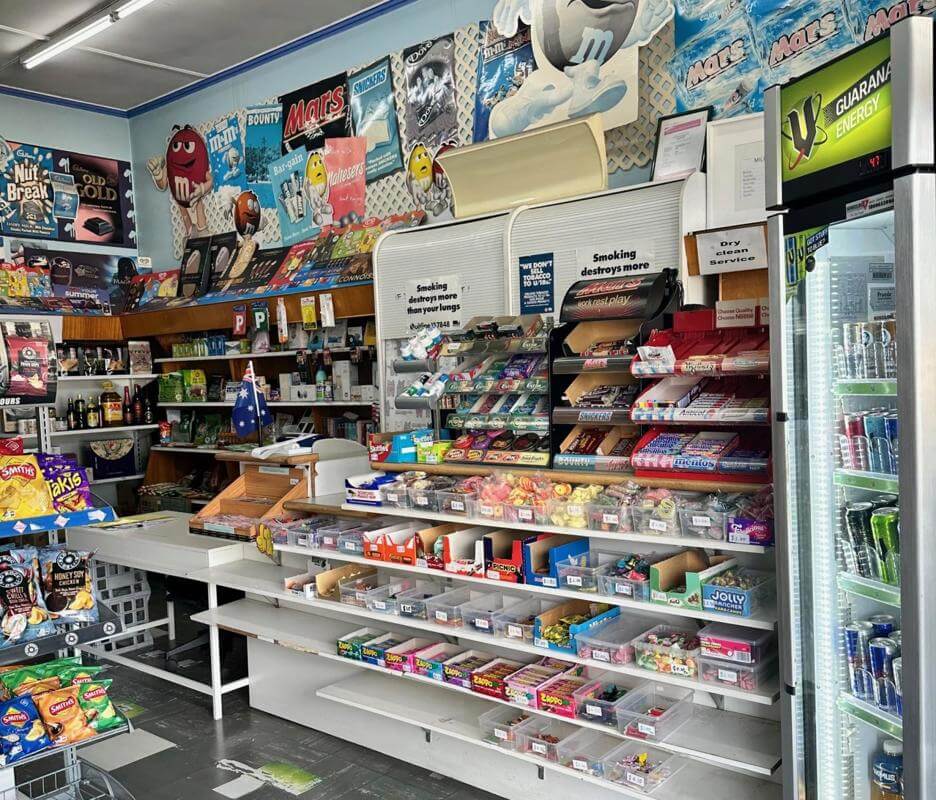 Convenience/Milk Bar with a 2 bedroom apartment.