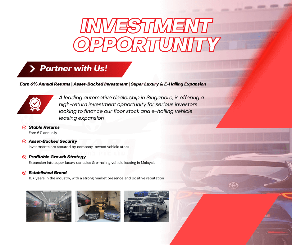 (Expired)Investment Opportunity In Automotive Sector– Secure 6% Annual Returns With Asset-Backed Security