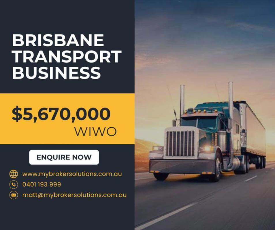 HUGE PRICE DROP!! Transport Business Back On The Market!