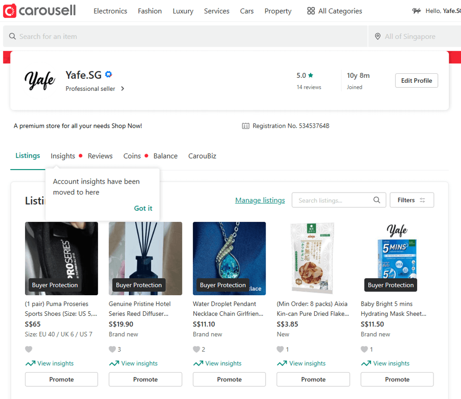 (On Hold)Selling Reputable Online Store (No 1-Star & 2-Star Shopee Ratings) & Growing Regular Customer Base