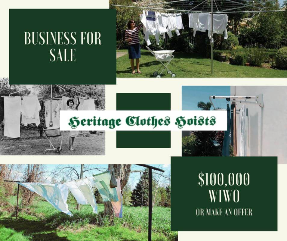 SALE! Established Clothes Hoist Business