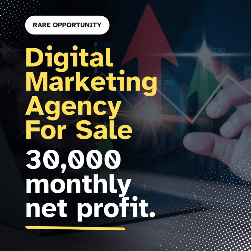 (On Hold)🚀 *Selling Cheap* Profitable Digital Marketing Business For Sale 📈 $30,000 Net Profit (Monthly)