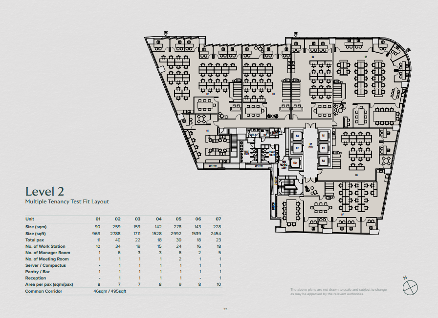 Prestigious Freehold Grade A Office In Orchard From $6.2Mil ( 1561 - 3659 Sqft)