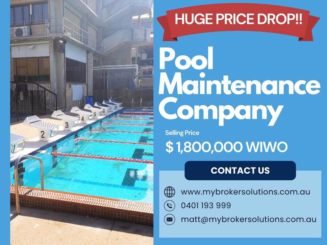 MASSIVE PRICE DROP! Pool Maintenance Company