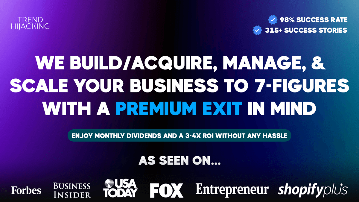 (Expired)Fully Automated E-Commerce Business With 7-Figure Exit Potential