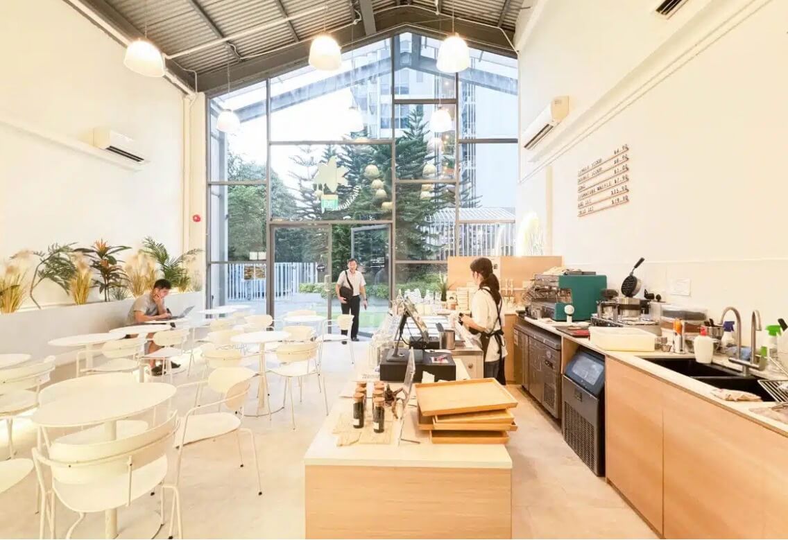 Beautiful Glass Dome Waffles & Ice Cream Cafe For Takeover