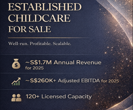 🏫 Established Profitable Childcare Near Thomson | Scalable | High Demand Catchment