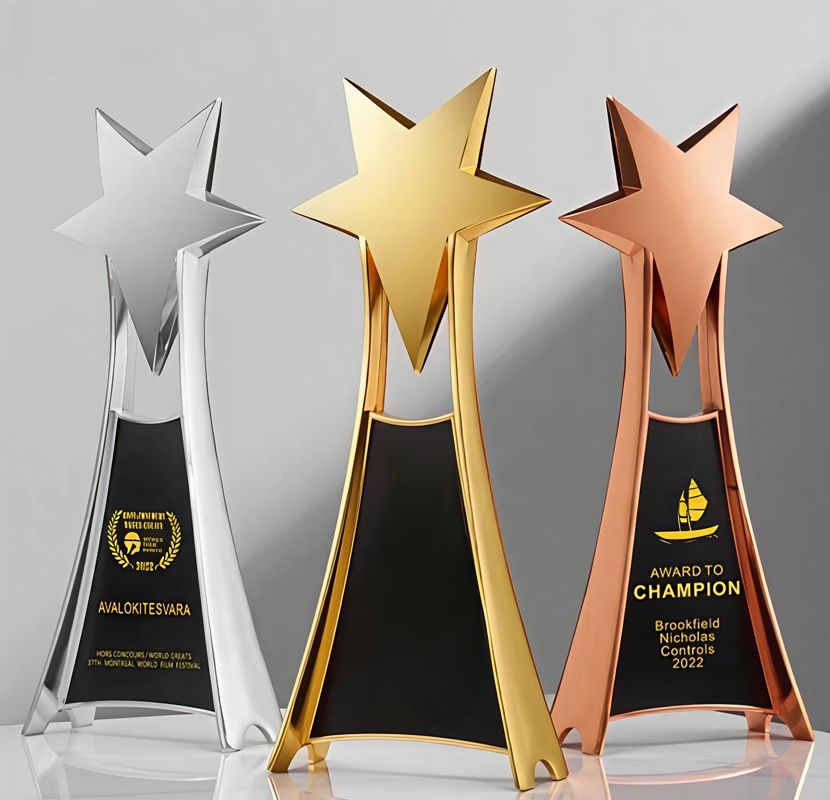 Customized Trophies For Company's Awards And Personal Collections