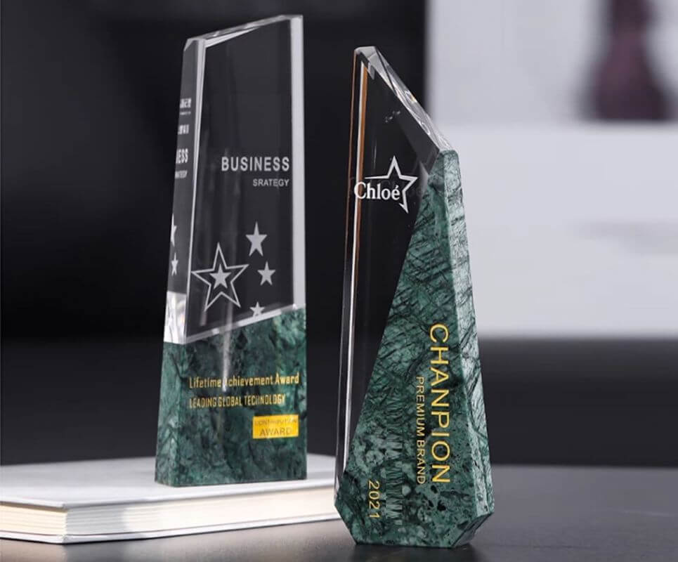 Trophies For Corporate Awards And Liuli Collections