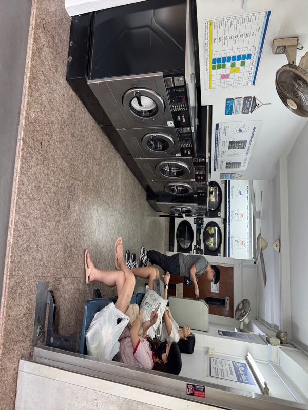 Laundromat's 24 Hours. Facing Main Road