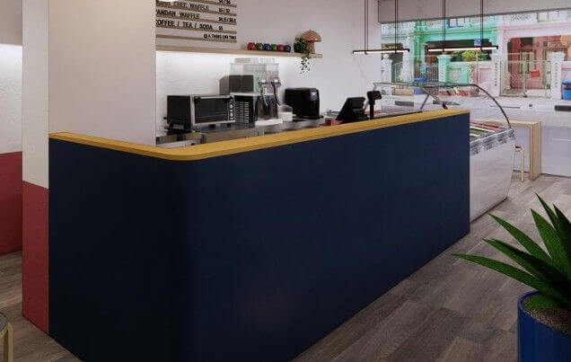 Gelato Ice Cream Cafe Shop For Sale