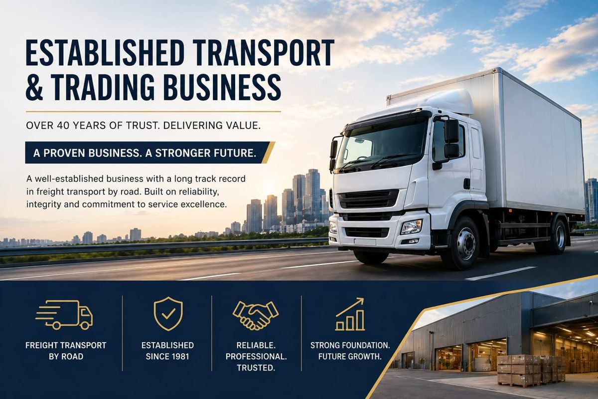 Established Transport & Trading Business For Acquisition !