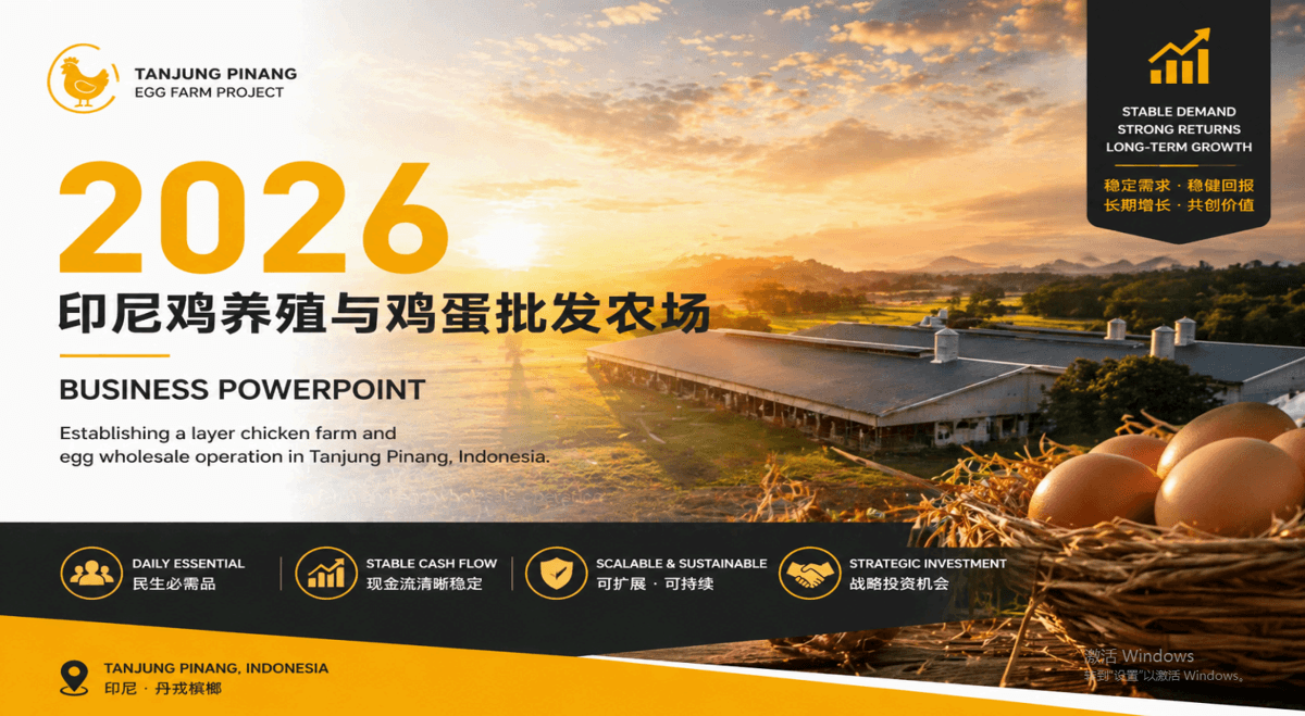 Investment Project Layer Chicken Farm Project In Indonesia Bintan Tg Pinang