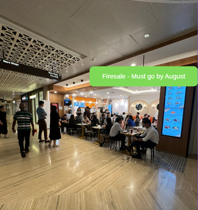 Firesale - Must Let Go By August - Traditional Coffee Shop In Central Shopping Mall