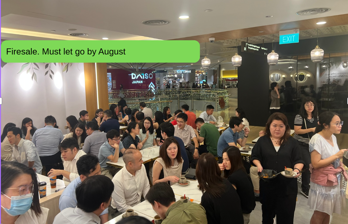 Firesale - Must Let Go By August - Traditional Coffee Shop In Central Shopping Mall