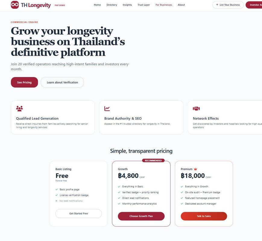 Longevity Platform (Proven Media Expert) Seeks Investor (Silver Economy)