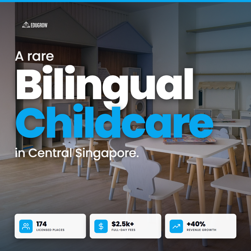 📈 Profitable Childcare In Central SG | Revenue Up ~40%, Strong Fill-Up Upside