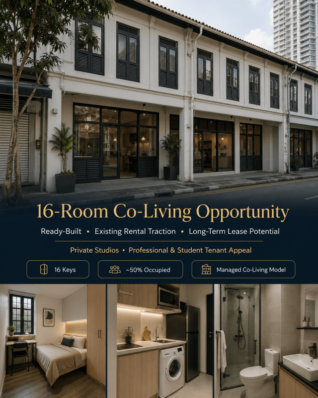Ready-Built 16-Room Co-Living Platform With Existing Rental Traction, And Long-Term Lease Potential