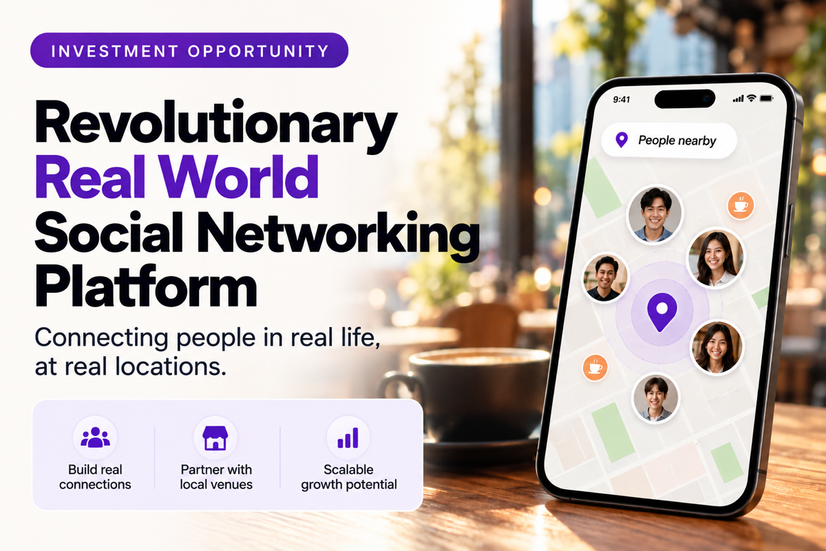 Revolutionary Social App Looking For Investors (App Is Already Created)