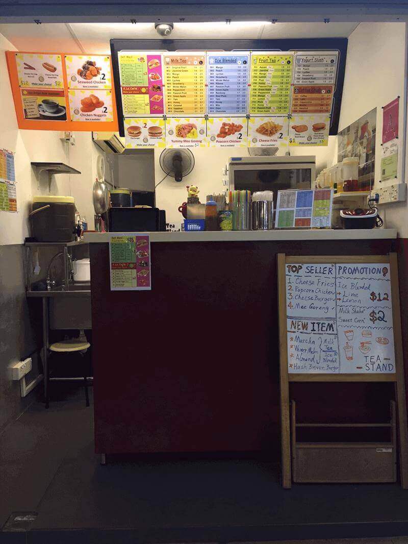(Sold) Bubble Tea And Snack Food Shop For Sale - Low Rental