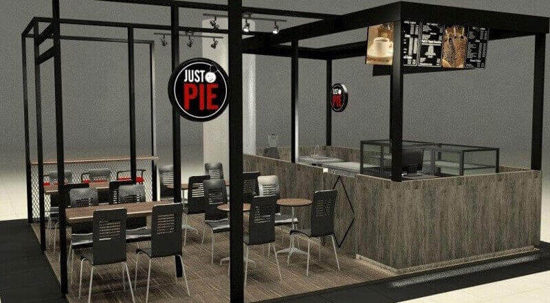 Central Kitchen For Cafe And ' Just Pie ' Trademark