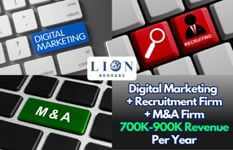 Digital Marketing + Recruitment + M&A Firm (Revenue 700K-900K)