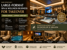 Rare 6,000 Sqft Cat 1 Spa & Wellness Business For Takeover — Taman Jurong