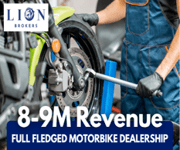 8-9M Revenue 360 Full Fledged Motorbike Dealership